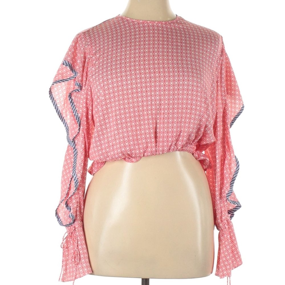 The Fifth Label Long Sleeve Cold Shoulder Blouse Women's XL